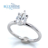 14kt White Gold Diamond Ring- Size 7